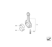 BMW Pleuelschraube E60 E61 E63 E64 E90 E92 E93 11247834522 - 3er,