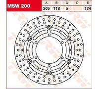 BMW R 1100 RT 1996-2001 TRW Rundschwimmende Bremsscheibe MSW200