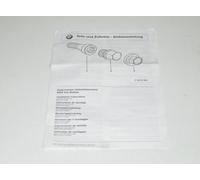 BMW Radschrauben Mit Schloss Installationsanleitung 01299782539 Neu Original