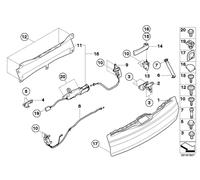 BMW Schloss Heckklappe mit Mikroschalter E70 F15 F85 51247183196