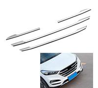 BNHHB Für Hyundai Tucson 2015-2018 ABS Chrom Kühlergrill Grill Leisten Blenden, Auto Grille Zubehör