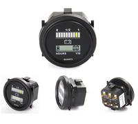 BOCAST 52 mm Batterie-Ladezustandsanzeige 12V Betriebsstundenzähler universell