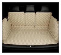 Boden Matte Für VW Für Tayron Für GTE 2020 Auto-Kofferraummatte Mit Voller Abdeckung, Kofferraumschutz, Laderaumabdeckung Zubehör Kofferraum Teppich(Beige)