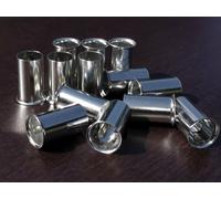 Bodenablaufhülse 4x für Anhänger Bodenplatten bis 18mm Stärke