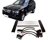 BODY KIT ALU TRITTBRETTER SCHWELLER MIT RADLÄUFE passt für BMW X5 E53 99-06