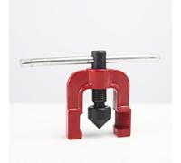 Bördelwerkzeug-Set für Bremsleitungen mit 6 Schneideisen, 45 Grad Messingrohr-Bördel-Set für Automobil-, HVAC-, Kupfer- und Stahlrohrreparatur, metrische und Zoll-Größen (metrisches Set)