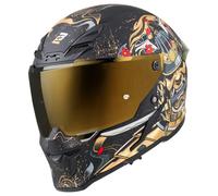 Bogotto Blade Armour Helm, schwarz/gold, Größe XL