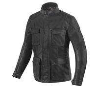 Bogotto Bristol NG Motorrad Lederjacke, schwarz, Größe S für Männer