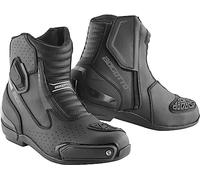 Bogotto Cartagena perforierte Motorrad Stiefel, schwarz, Größe 48 für Frauen