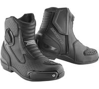 Bogotto Cartagena perforierte Motorrad Stiefel, schwarz, Größe 48 für Frauen