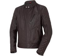 Bogotto Chicago Retro Motorrad Lederjacke, braun, Größe 56