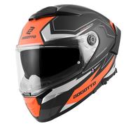Bogotto FF118 Vilial Helm, schwarz-orange, Größe L für Frauen