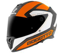 Bogotto FF122 BGT Helm, orange/weiß, Größe M