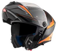 Bogotto FF404 Ezion Klapphelm, schwarz/orange, Größe XS