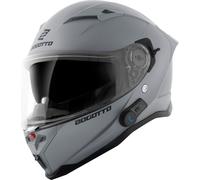 Bogotto H153 BT Bluetooth Helm, grau, Größe S für Männer