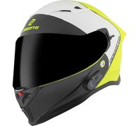 Bogotto H153 BT SPN Bluetooth Helm, schwarz-gelb, Größe S für Frauen