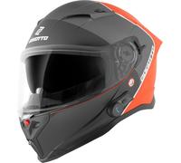 Bogotto H153 BT SPN Schwarz Orange Bluetooth Helm Größe XS