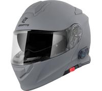 Bogotto H271 BT Bluetooth Klapphelm, grau, Größe XS für Männer