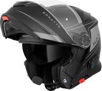 Bogotto H271 Taog Bluetooth Klapphelm, schwarz-grau, Größe 2XL für Männer