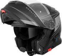 Bogotto H271 Taog Bluetooth Klapphelm, schwarz-grau, Größe 2XL für Männer