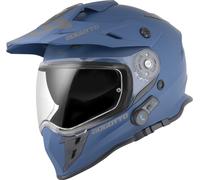 Bogotto H331 BT Bluetooth Enduro Helm, blau matt, Größe XL