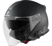 Bogotto H586 BT Solid Bluetooth Jethelm, schwarz matt, Größe S