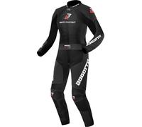 Bogotto Losail 2-Teiler Damen Motorrad Lederkombi, schwarz, Größe 44