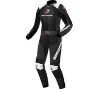 Bogotto Losail 2-Teiler Damen Motorrad Lederkombi, schwarz-weiss, Größe 34