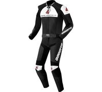Bogotto Losail 2-Teiler Motorrad Lederkombi, schwarz/weiß, Größe 48