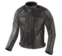 Bogotto Quick-R Motorrad Lederjacke, schwarz, Größe 50