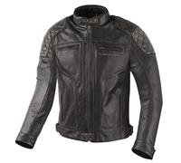 Bogotto Quick-R Motorrad Lederjacke, schwarz, Größe 60 für Männer