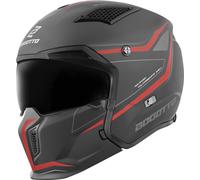 Bogotto Radic WN-ST 22.06 Helm, rot/schwarz, Größe M