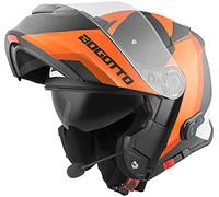 Bogotto V271 BT Zabu Bluetooth Klapphelm, schwarz-orange, Größe XS