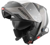 Bogotto V271 BT Zabu Bluetooth Klapphelm, schwarz-grau, Größe XS für Männer