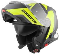 Bogotto V271 BT Zabu Bluetooth Klapphelm, schwarz-gelb, Größe XS
