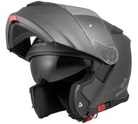 Bogotto V271 Motorrad Klapphelm, schwarz-grau, Größe XS für Männer
