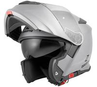Bogotto V271 Motorrad Klapphelm, silber, Größe XS für Männer