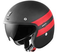 Bogotto V587 Crono Carbon Jethelm, schwarz-rot, Größe XL für Männer