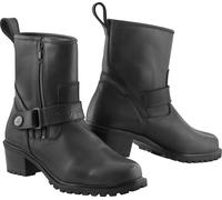 Bogotto Valencia wasserdichte Damen Motorrad Stiefel, schwarz, 36