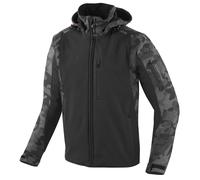 Bogotto Win-D Camo Motorrad Textiljacke, schwarz/camouflage, Größe 4XL