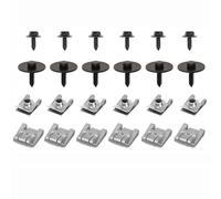 Bohaner 24x Unterfahrschutz Motorschutz Befestigungs Clip Unterboden Schutz Getriebeschutz Motorschutz Befestigungsclip Schraube Klammer für C Klasse W204 W203 S204 S203 E Klasse W211 S211 CLS C219