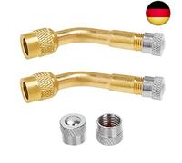 Bolatus 2 Stück 135 Grad Ventilverlängerung, Ventil Verlängerung Kupfer Ve