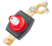 Bolatus Batterie Trennschalter 12V 24V 48V, Einstellbarer 180° Batterieschalter, ON-OFF Batterie Hauptschalter, Autobatterieschalter für Auto LKW Boot Jacht Wohnwagen Motorrad KFZ