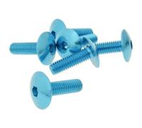 Bolzen Schraubensatz 6 Stück Verkleidung blau - M6x20 VC21241 fairing screws of