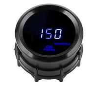 BONKZEBU 52 Mm 0-150 PSI Öldruckmesser, Digitales Blaues LED-Messgerät, Premium-Öldruckanzeige für Autoenthusiasten und Mechaniker