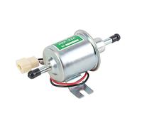 BONRYAN Universal 12 V Kraftstoffpumpe, Dieselpumpe, Benzinpumpe, elektrische Baumaschinen HEP-02A (Silber)