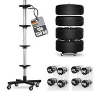 bonsport Felgenbaum »Felgenbaum für 4 Autoreifen inkl. 8er-Set Reifenmarkierer«