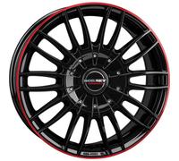 Borbet Aluminiumfelge CW3 für Fiat Ducato mit Light-Chassis, black glossy red ring, ...