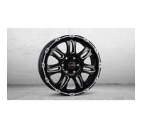 Borbet CW8 black rim window polished matt 8x18 ET48 - LK6/130 ML84.1 Felge Alu