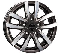 Borbet Aluminiumfelge CW5 für Fiat Ducato, 1350 kg, mistral anthracite polished glo...